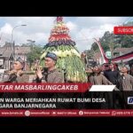 meriahkan tradisi tiga tahunan warga tunggara arak 12 gunungan hasil bumi