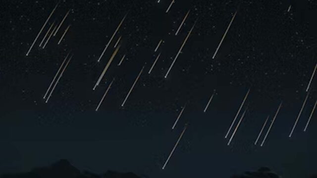 Ilustrasi Hujan Meteor